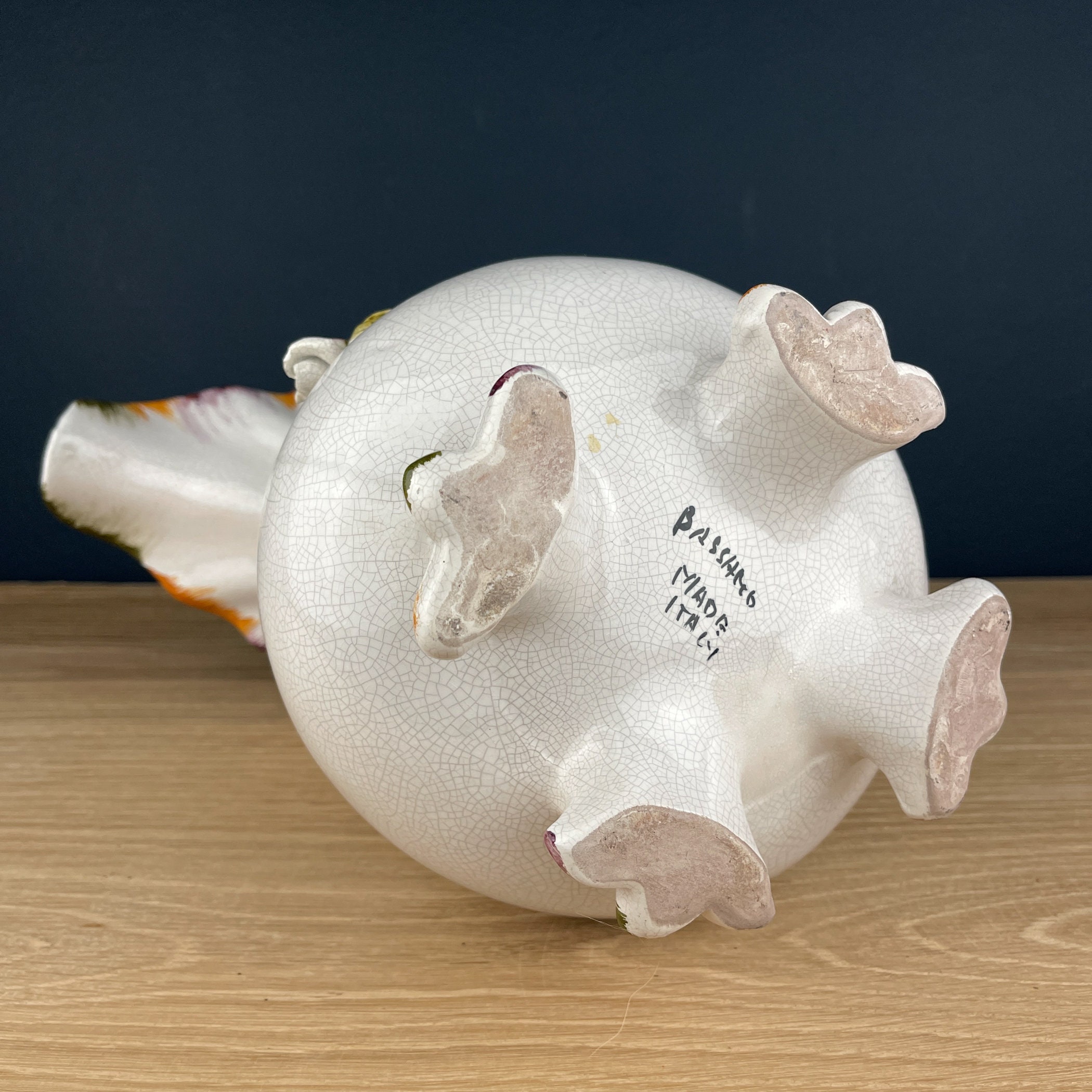 Vintage Italian Ceramic Pitcher by Bassano, Mid 20th Century