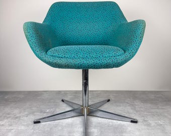 Vintage Mid-Century Modern Swivel Chair: Stol Kamnik, Yugoslavia 1970s
