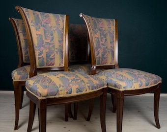 Vintage dining chairs, Set of 4, Italy 1950s