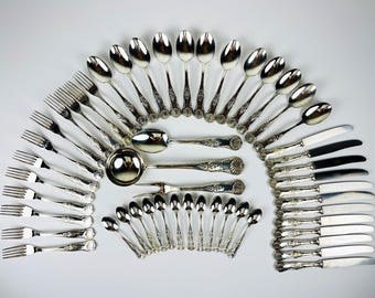 エルキントン社製アンティークシルバーメッキコーヒー＆ティーセット