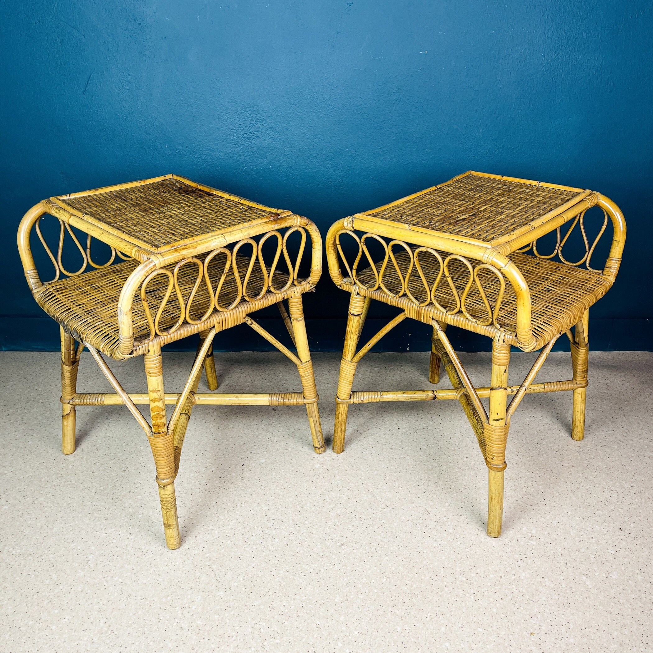 Bamboo nightstands for sale sale