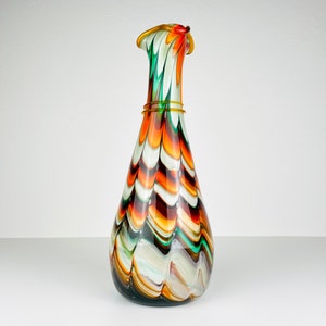 Vintage Murano vase Italy 1970, Mid-century home decor