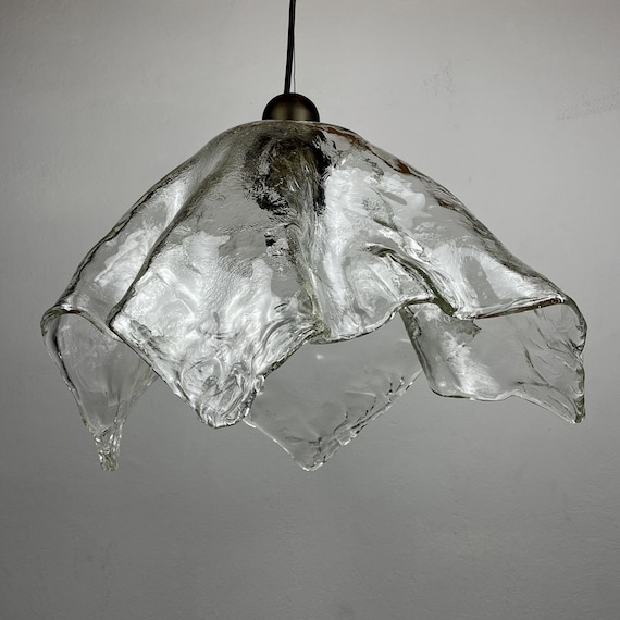 Original Murano Glass Pendant Lamp Fazzoletto by AV Mazzega | Etsy