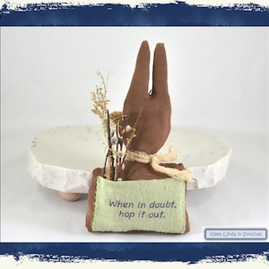 Primitive Country Rabbit | Home décor | Primitive decoration | primitive doll