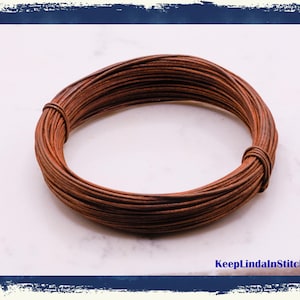 24 Gauge Rostig Hantverkstråd | Primitive DIY Supply | ~ 25 fot