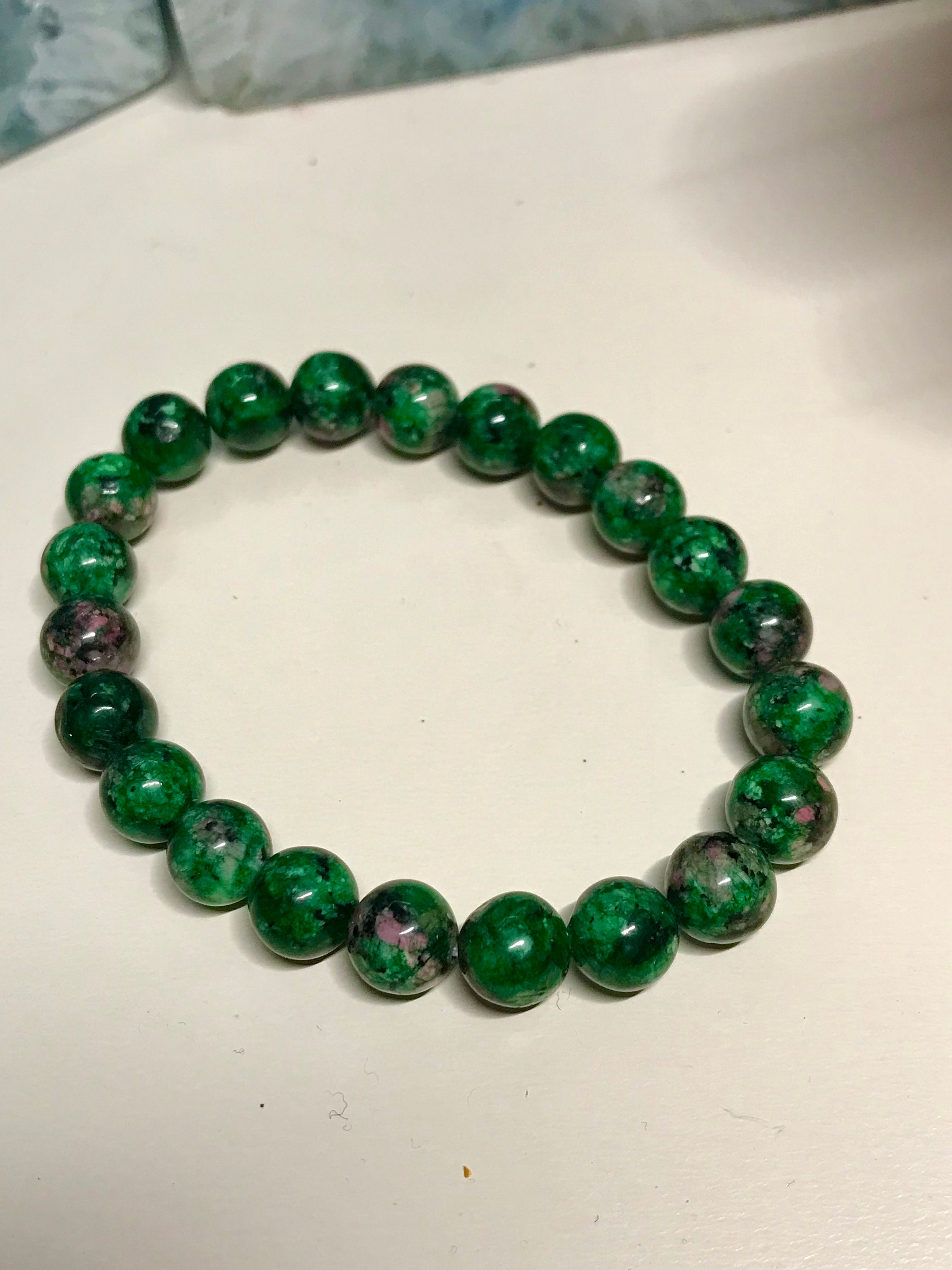 Ruby Zoisite Bracelet Etsy