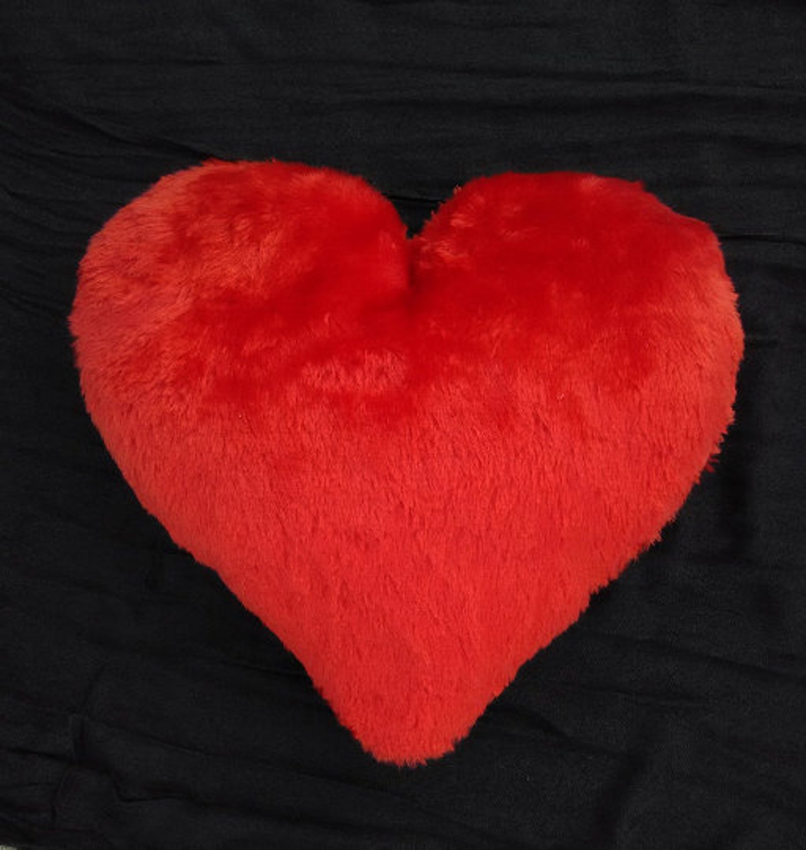 Herz Kissen Kissen gefüllt Kissen waschbar Kunstpelz Etsy