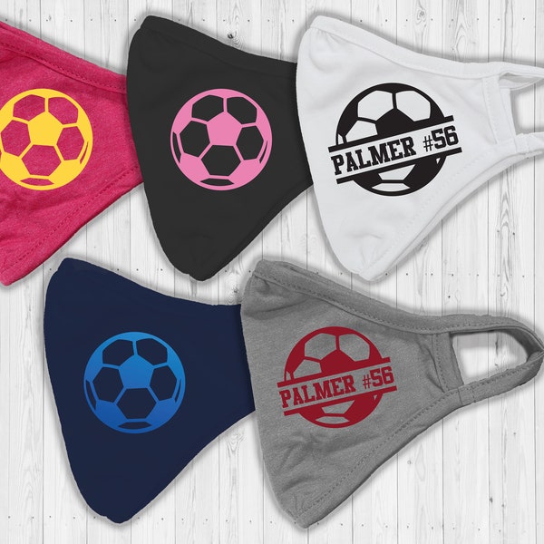 Soccer Face Mask Etsy