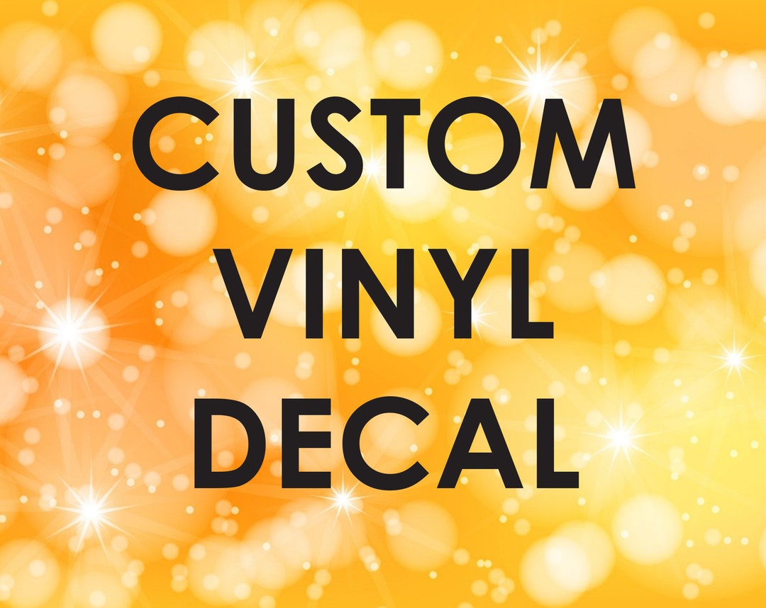 Custom Vinyl Decal, Your Text Here, Business Decal, Door Decal, Car