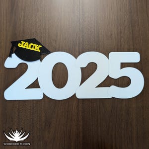 Graduation 2025 Signature Sign, Custom Senior Graduation Party Decor, Party Sign, Grad Party, Class of 2025