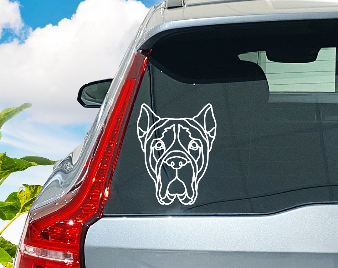 Cane Corso Decal Cane Corso Car Decal Dog Decal Dog Car Etsy
