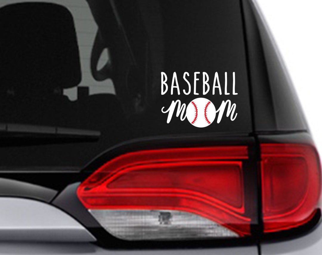 Baseball Mom Car Decal Sports Mom Sports Decal Baseball Decal Etsy