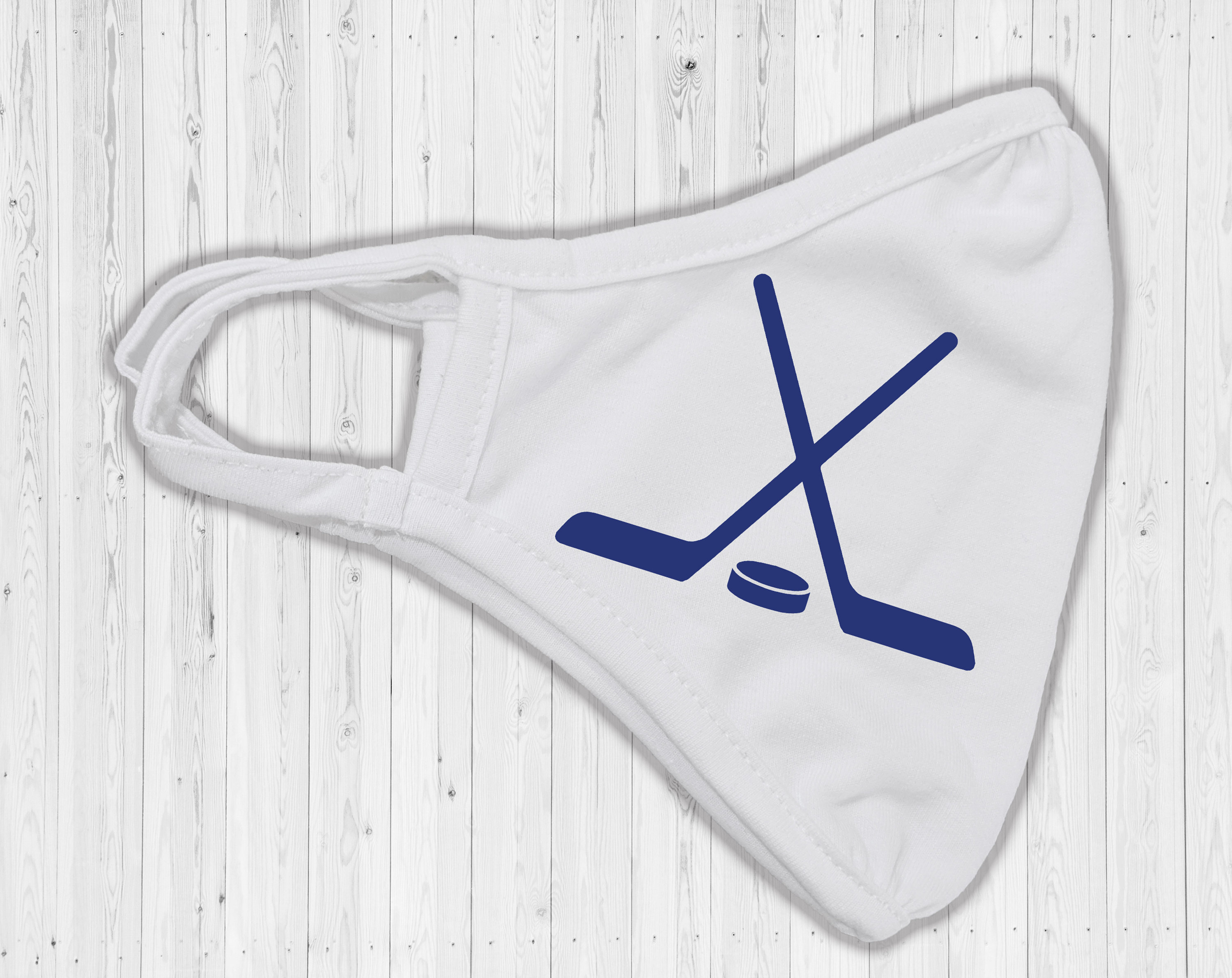 Hockey Face Mask Crossed Sticks Face Covering Hockey Puck Etsy Canada