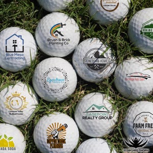 Logo Printed Golf Balls, Custom Golf Balls, Corporate Logo Gift