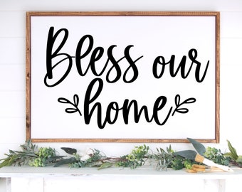 Bless This House Svg Etsy