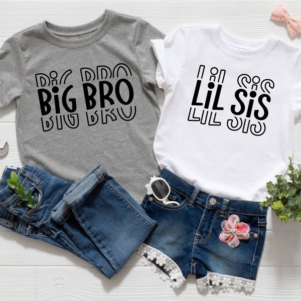 Big Brother SVG | Little Sister Svg | Big Bro Svg | Lil Sis Svg | Brother Sister Svg | Sibling Svg | Brother Sister Shirts | Sibling Shirts