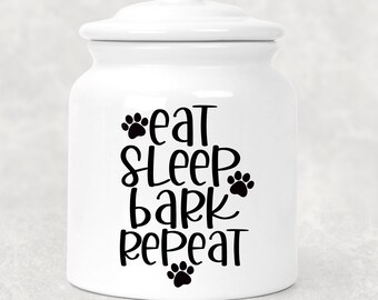 funny dog treat jar