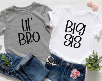 Sister Brother SVG | Big Sister Svg | Little Brother Svg | Big Sis Svg | Lil Bro Svg | Sibling Svg | Brother Svg | Sister Svg | Cricut