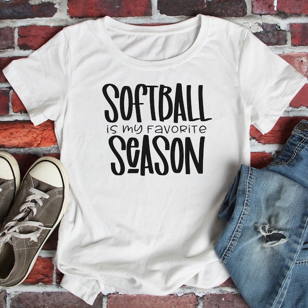 Softball ist meine Lieblingsjahreszeit SVG | Softball-Svg | Softball Mom SVG | Softball Mama SVG | Trainer-Svg | Team-Svg | Softball Cut File