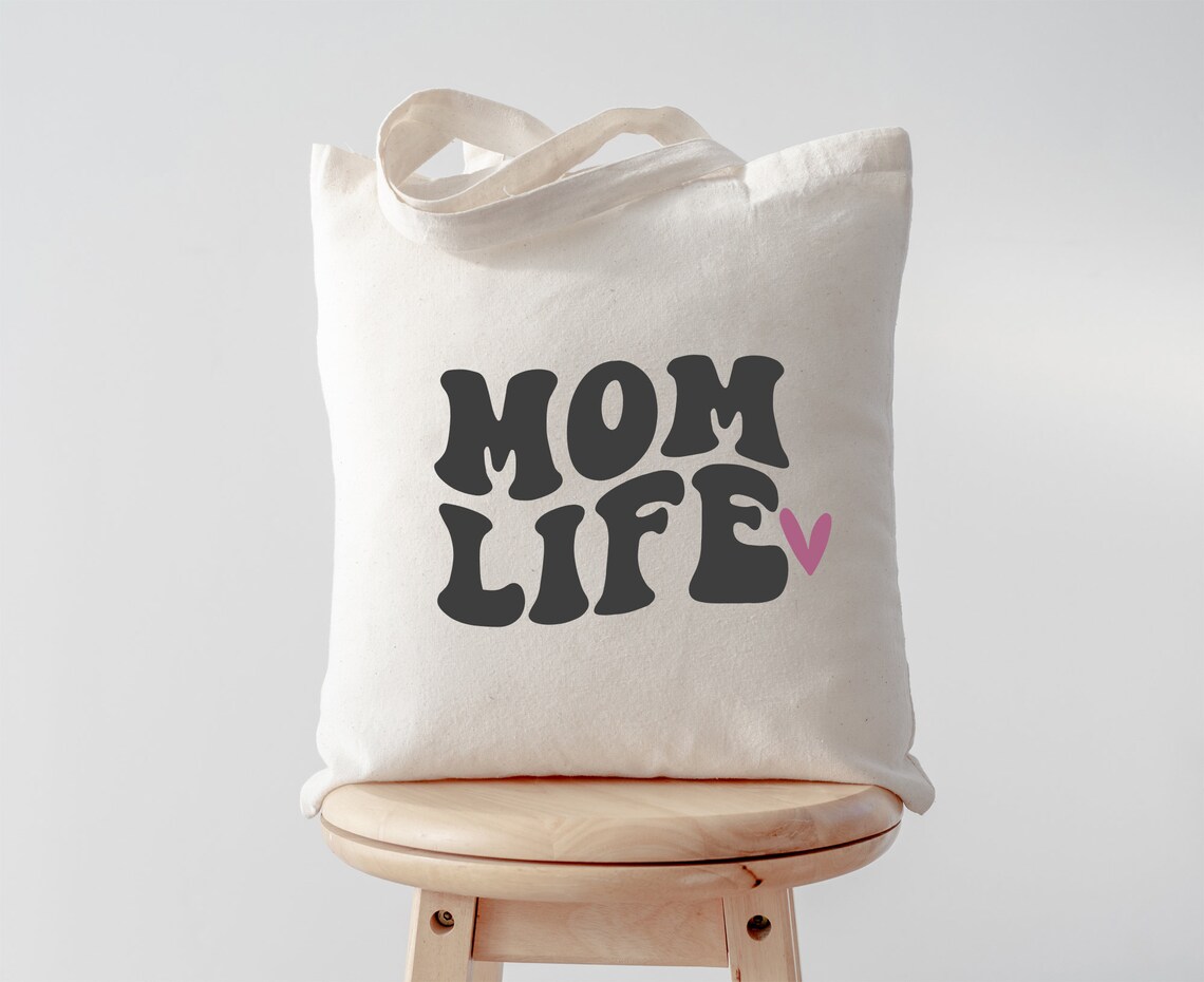 Mom Life Svg Retro Svg Wavy Letters Svg Boho Svg - Etsy