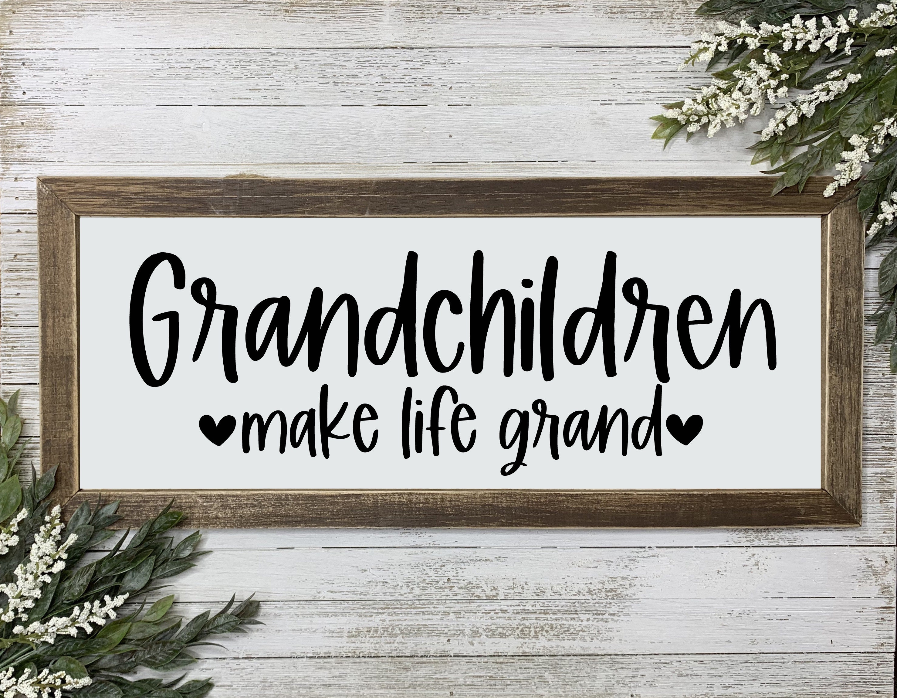Grandchildren Make Life Grand SVG Grandchildren Svg  Etsy