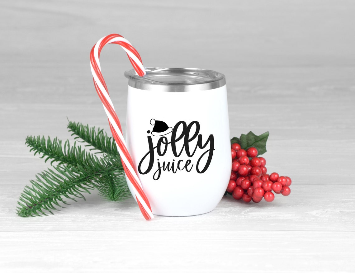 Jolly Juice SVG / Jingle Juice Svg / Christmas Svg / Wine Svg Etsy