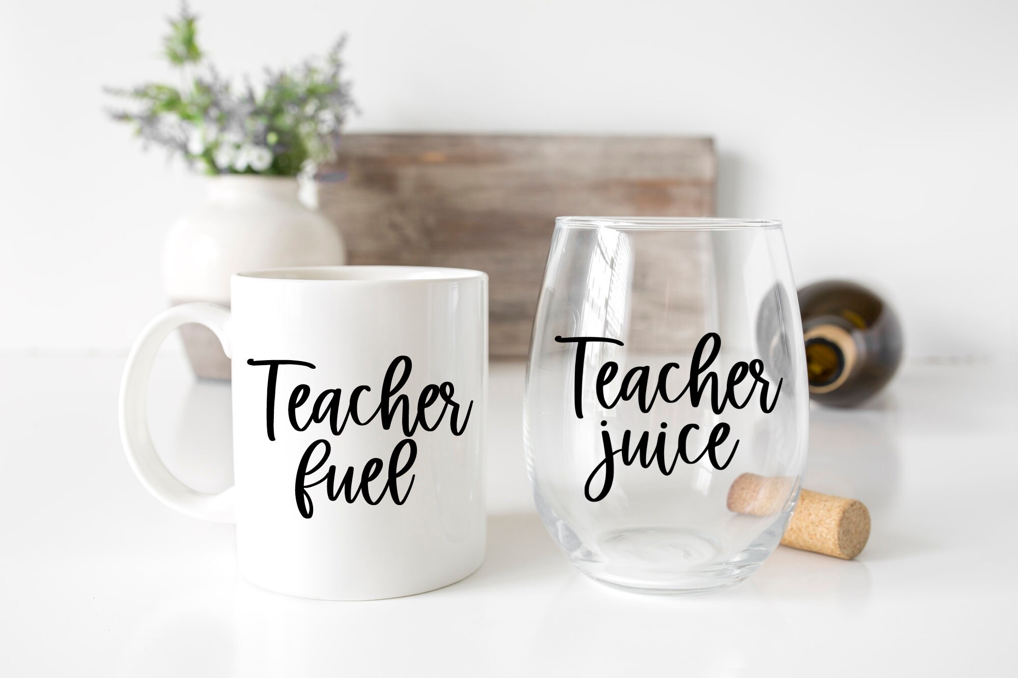 Download Teacher SVG Coffee Wine Set Svg Funny Teacher Svg | Etsy