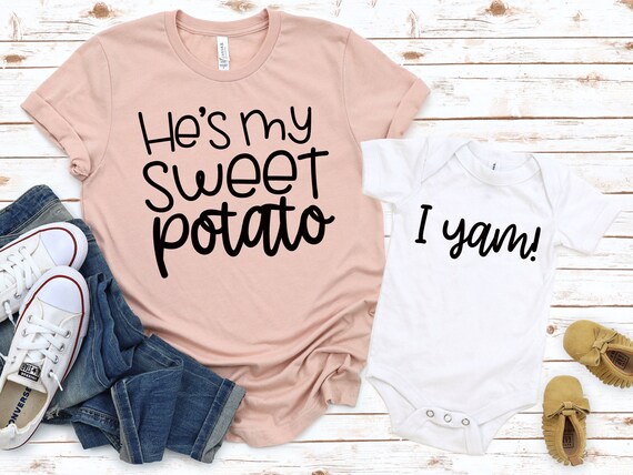 Download He S My Sweet Potato Svg I Yam Svg Mom And Me Set Svg Etsy