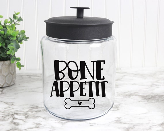 Bone Appetit SVG Dog Treat Jar Svg Treat Jar Svg Dog Svg Cookie Jar Svg Dog Cookies Svg Dog Bone Svg Dog Mom Svg Cricut