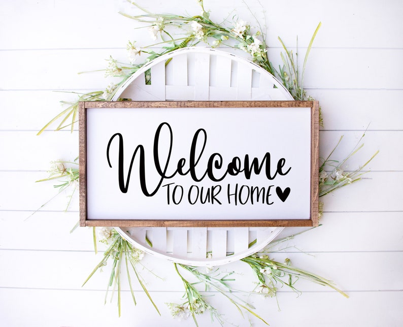 Free Free 221 Welcome Home Sign Svg SVG PNG EPS DXF File