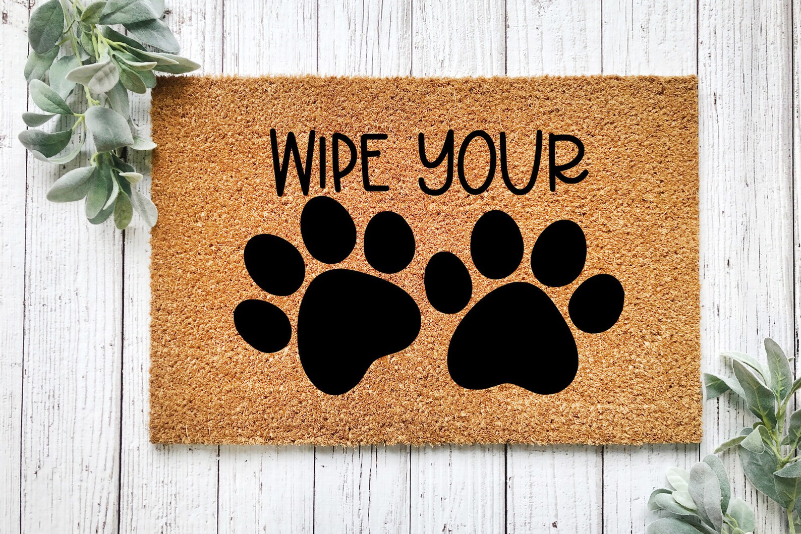 Wipe Your Paws SVG Dog Door Mat Svg Funny Dog Svg Funny Etsy Canada