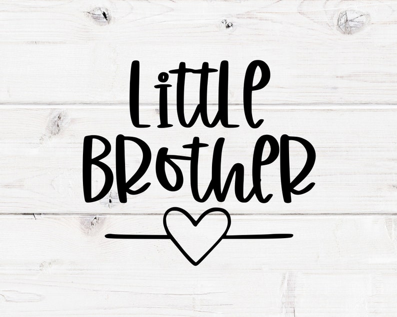 Download Little Brother SVG Brother Svg Sibling Svg Boy Svg | Etsy