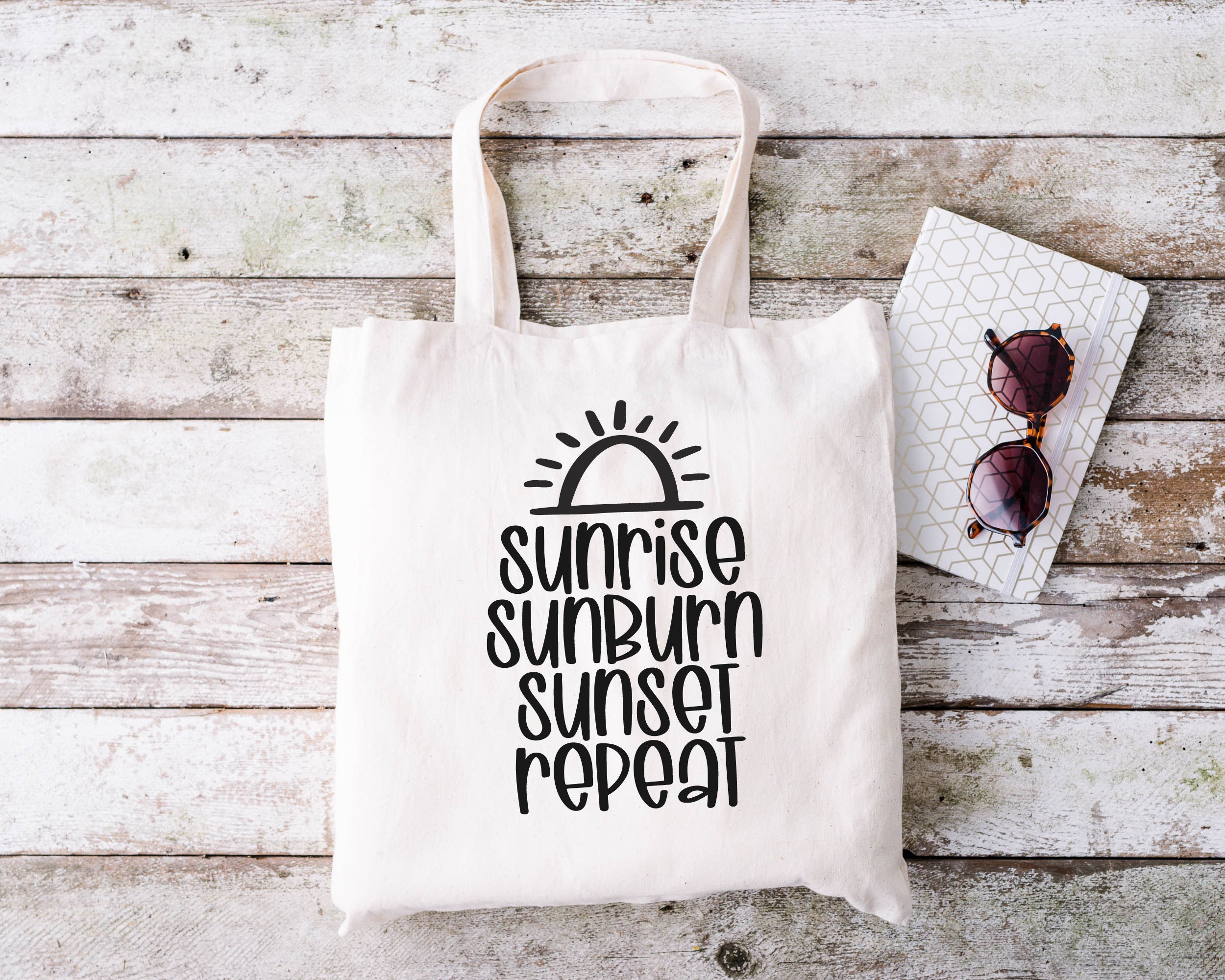 Sunrise Sunburn Sunset Repeat SVG Summer Svg Beach Svg | Etsy