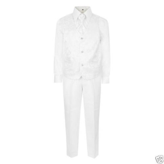 BOYS FIVE PIECES WEDDING PARTY PROM RED//WINE SUIT 1-15 YEARS