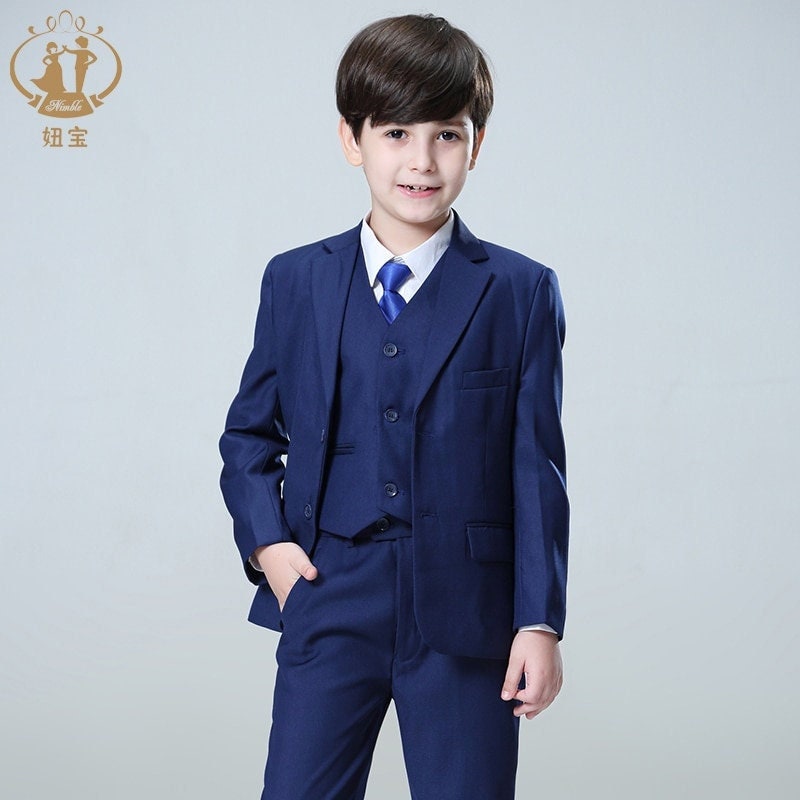 Trajes azul marino para niños deals