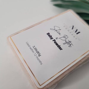 Baby powder scented soap|Sheabutter |100% natural |sensitive skin