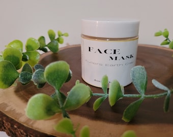 Gesichtsmaske aus natürlicher Tonerde | Tiefenreinigende Hautpflege, 4 Unze