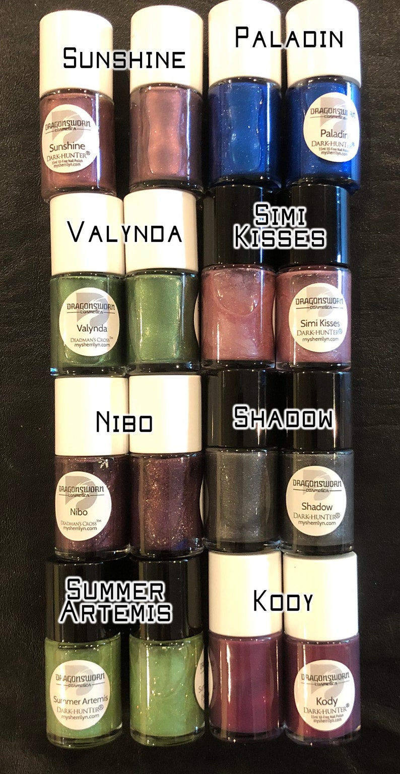 Nail Polish 3 Mini Samples Dark-Hunters® / The League® image 8