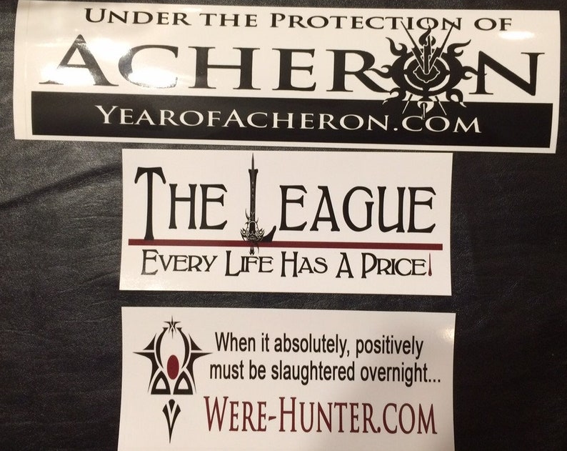 Bumper Sticker Acheron / League® / Were-Hunter / Dark-Hunters® image 2