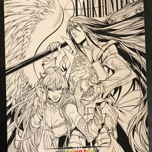 Coloring Books League® or Dark-Hunters® Signed Dark-Hunters® Vol 1