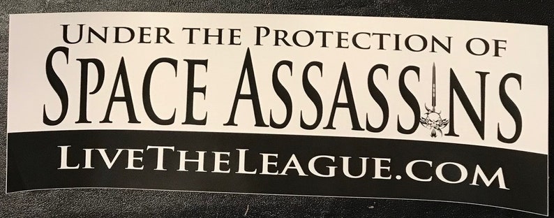 Bumper Sticker Acheron / League® / Were-Hunter / Dark-Hunters® Space Assassins