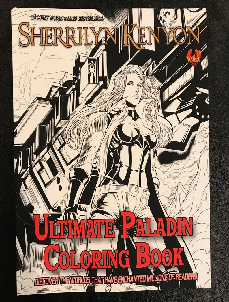 Coloring Books League® or Dark-Hunters® Signed Ultimate Paladin CB
