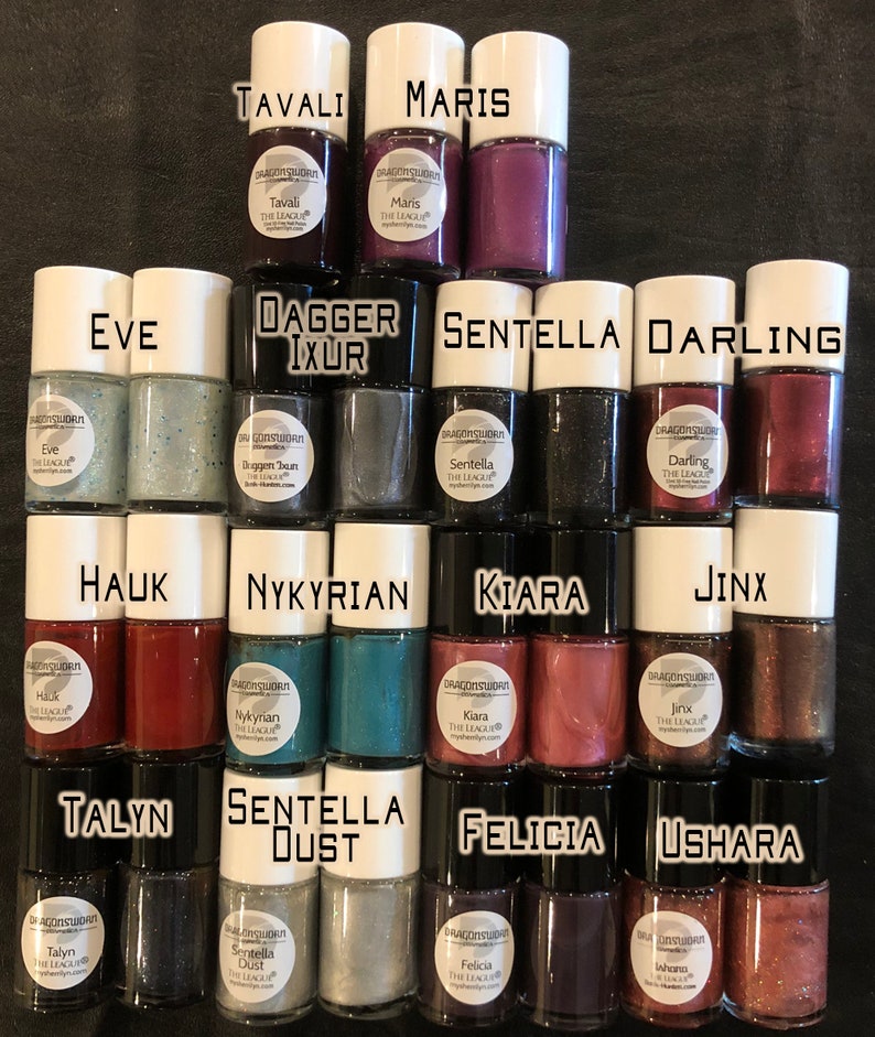 Nail Polish 3 Mini Samples Dark-Hunters® / The League® image 9