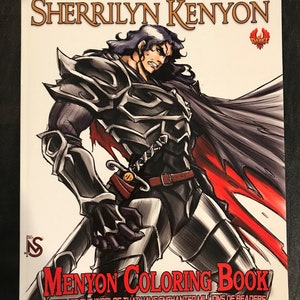 Coloring Books League® or Dark-Hunters® Signed Menyon