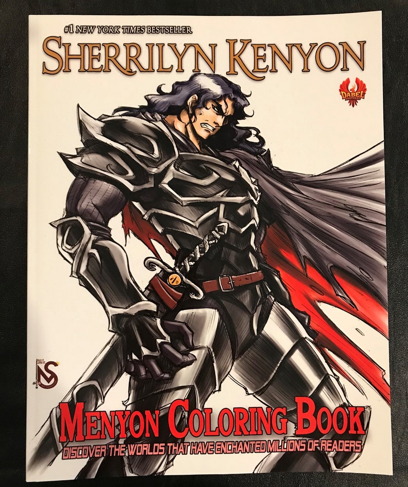 Coloring Books League® or Dark-Hunters® Signed Menyon