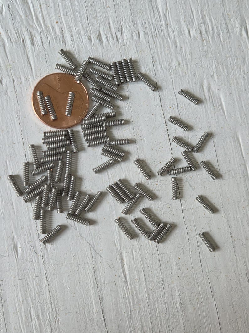 Tiny Springs, Mini Tention Springs, Hobby Spring, 15 Count - Etsy