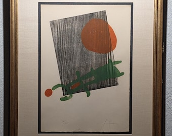 Joan Miró - Xilografía original "A Toute Eprevue" - ¡Firmada y numerada!