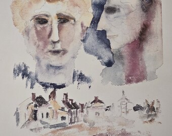 ヘンリー・ミラーのセリグラフ「Lovers Dreaming」サイン入り - Etsy 日本