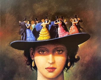RAFAL OLBINSKI - Giacomo Puccini - La Rondine - Original Poster - Great Image!