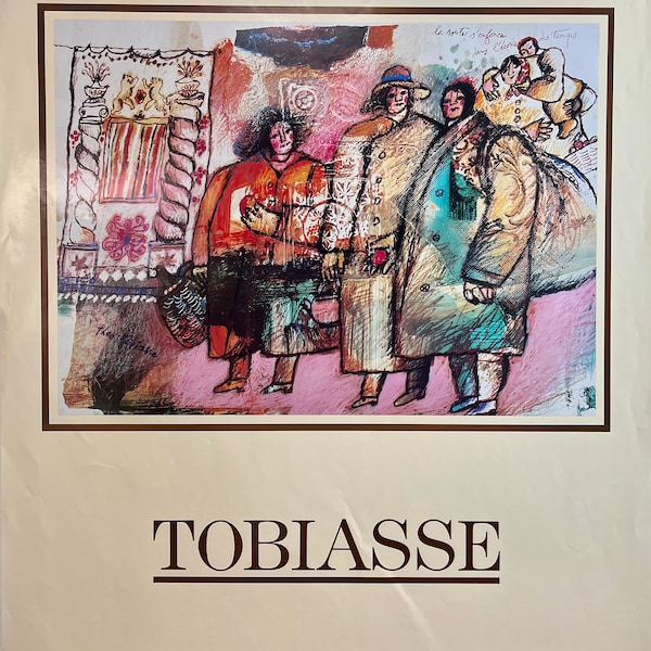THEO TOBIASSE - Original Poster - " La Route S'enfonce" - Beautiful Image!